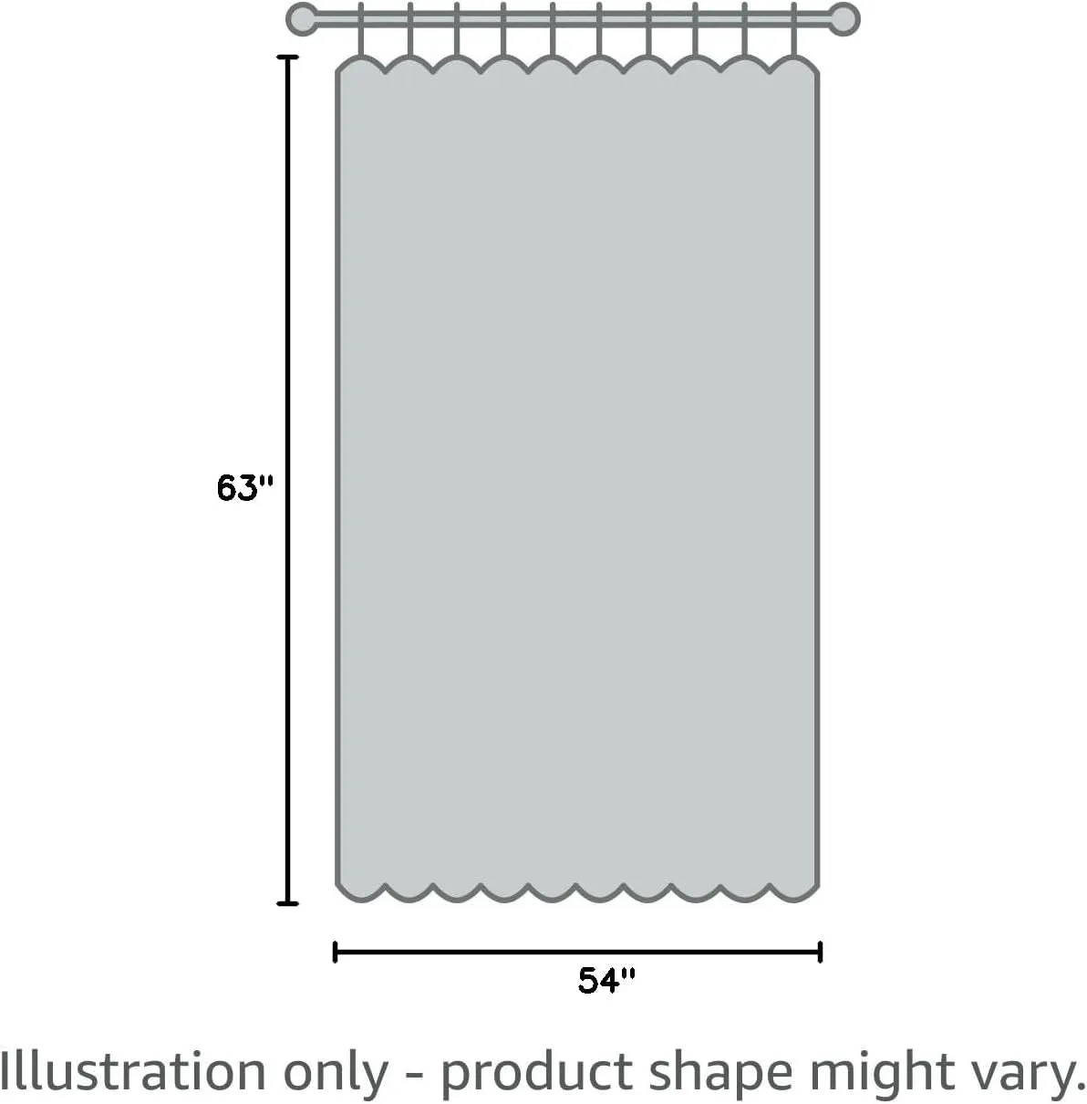 Randall Linen Curtain Panel Pairs for Living Room 63 Inch Length Geometric Check Backtab Rod Pocket Semi Sheer Window Treatment Heavy Rustic Farmhouse Style Drapes for Bedroom, 54"x63"x2, Black/White