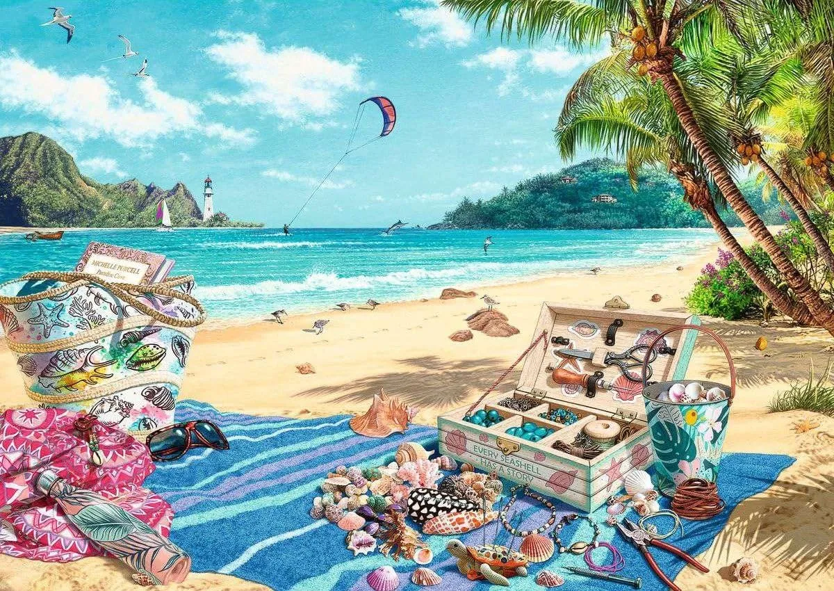 Ravensburger The Shell Collector 1000 Piece Jigsaw Puzzle for Adults - 12000425 - Handcrafted Tooling, Made in Germany, Every Piece Fits Together Perfectly