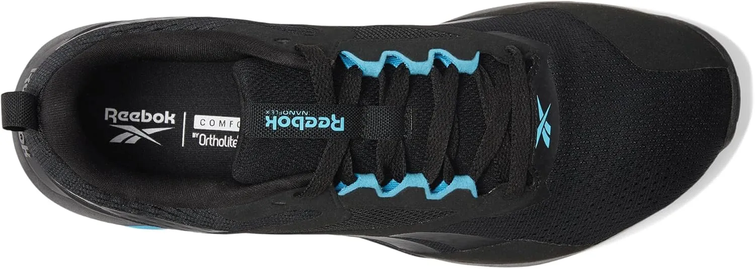 Reebok Mens Classic Cushioned Footbed Faux Leather Running & Training Shoes