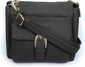 Roma Leathers Front Buckle Concealed Gun Handbag