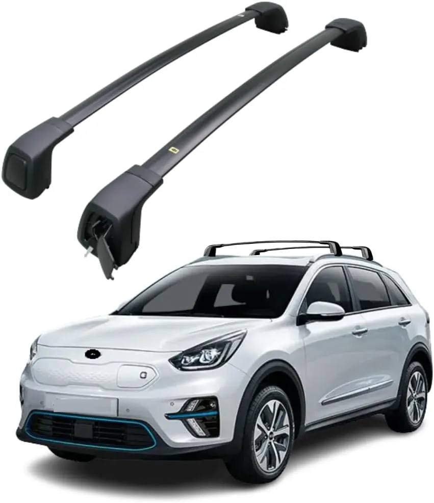 Roof Rack Cross Bars fit for Hyundai Kona,N,Electric,2018-2024 2025 Lockable Luggage Kayak Canoe Bike Snowboard Skiboard