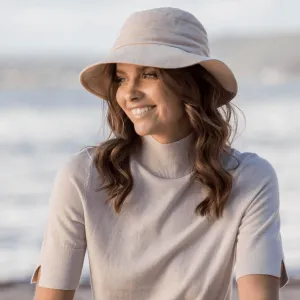 Rosie Linen Bucket Hat | Natural