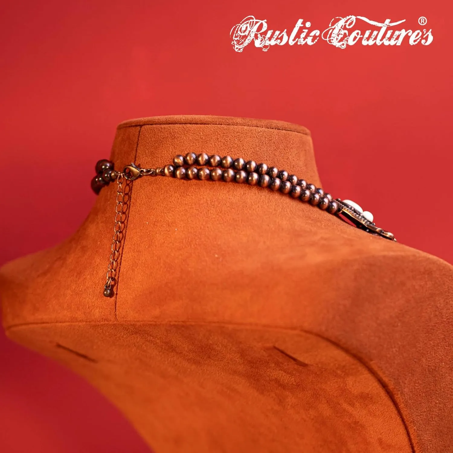 Rustic Couture's Western Jewelry Set for Women Cowgirl Vintage Western Necklace Earring