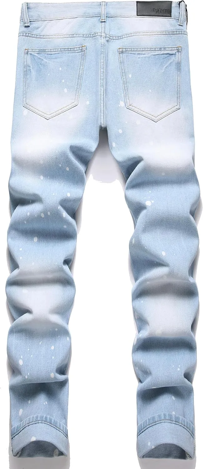 RXXKKK Men's Regular Slim Fit Jeans