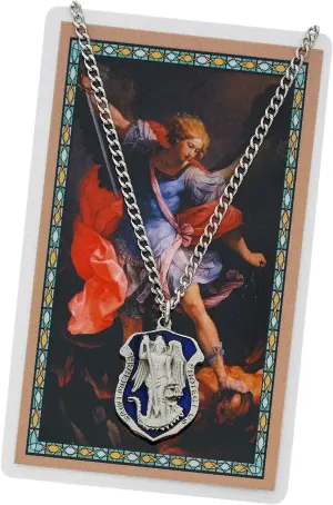 Saint Christopher Sterling Silver Medal 24" Rhodium Plated Catholic Chain NI-9179 Christian Amulet Medal Pendant Religious Protector Jewelry For Men Women Catholic Charm Dangle