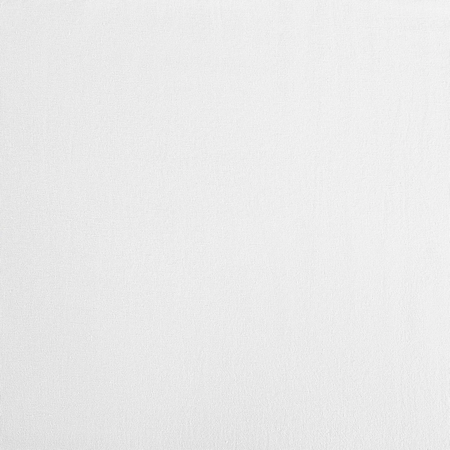 Scott Living Renato Linen Blend Semi-Sheer Back Tab Curtain Panel, 50" x 84", White