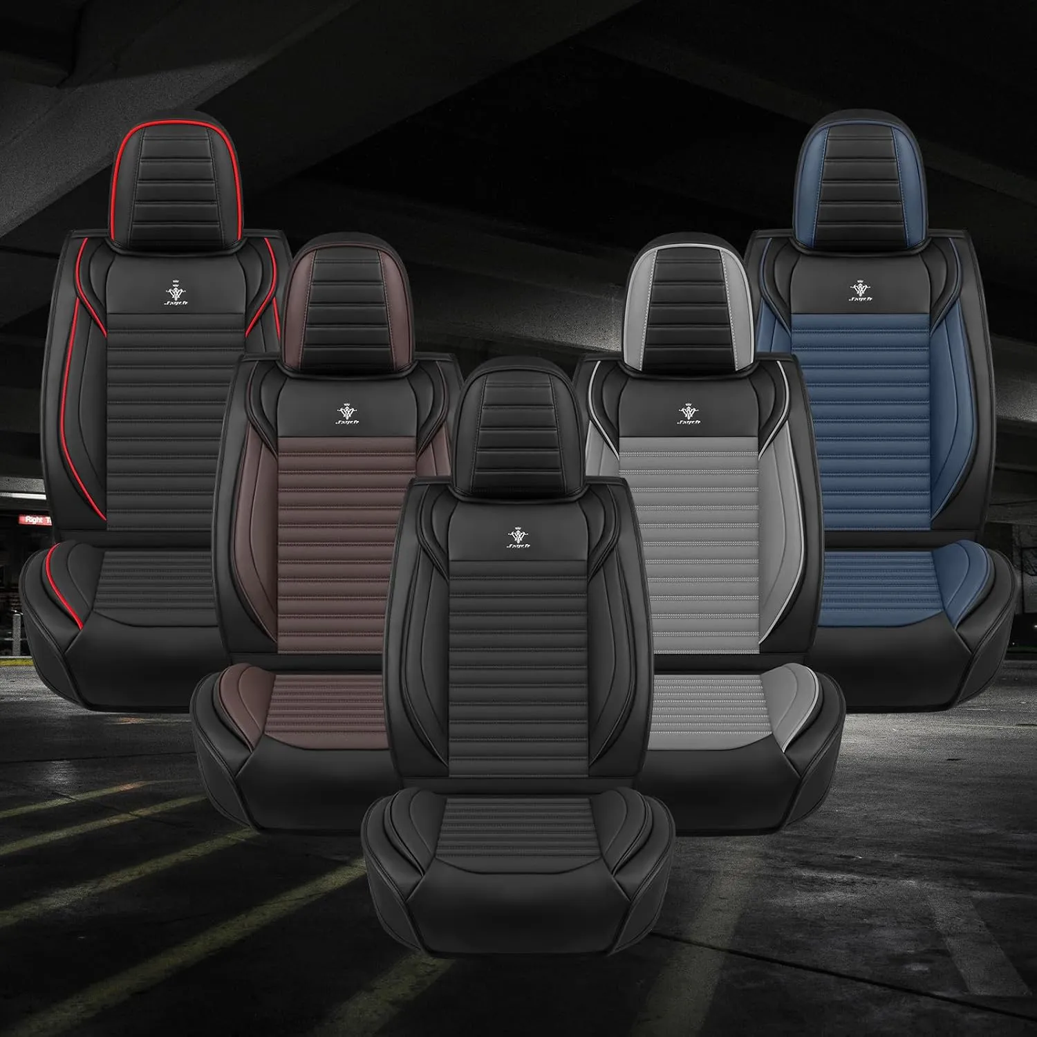 Seat Covers 5 Seats Custom Fit for Lexus GS 350 2006-2024, Standard Waterproof Car Seat Cover, Breathable and Comfortable Leather Cushion Cover, Auto Interior Accessories (Black)