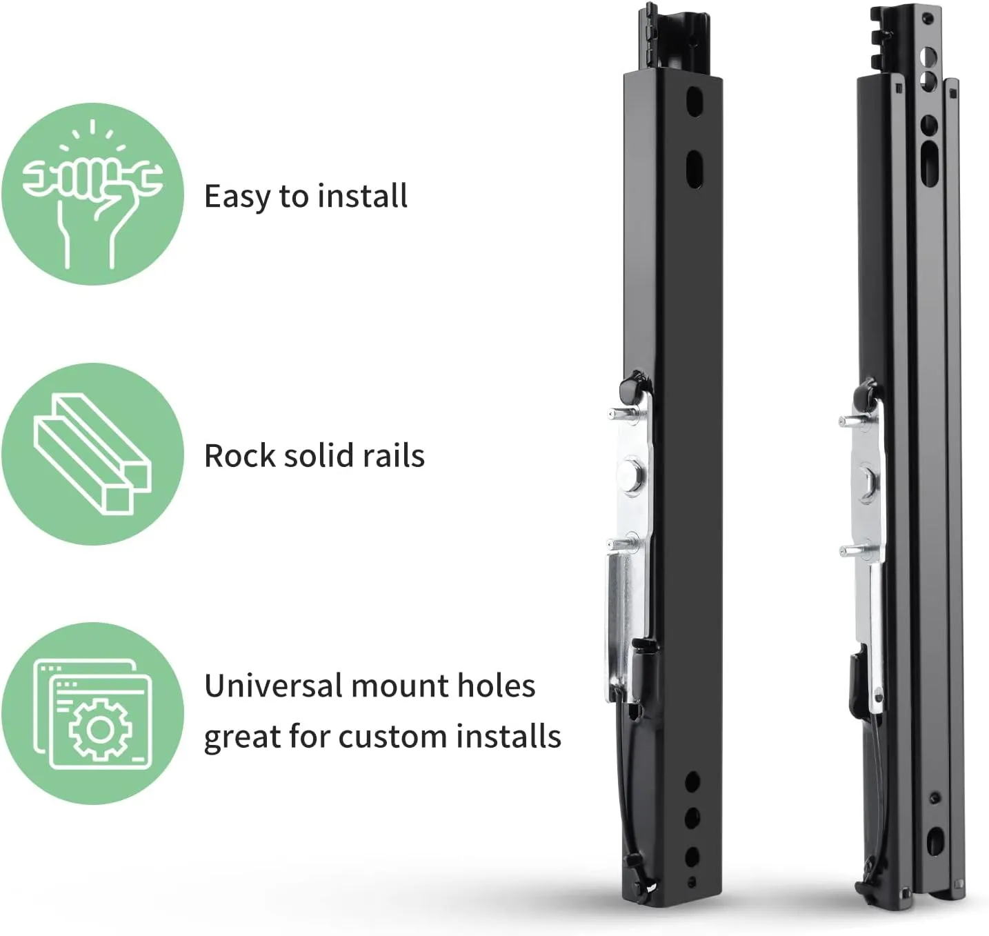 Seat Slider , Seat Mounting Track Assembly Kit , Compatible with NRG Sparco and Most Aftermarket Seats