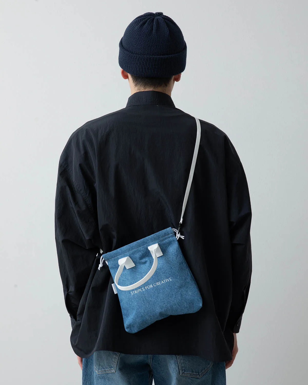 SFC SMALL SHOULDER DENIM BAG