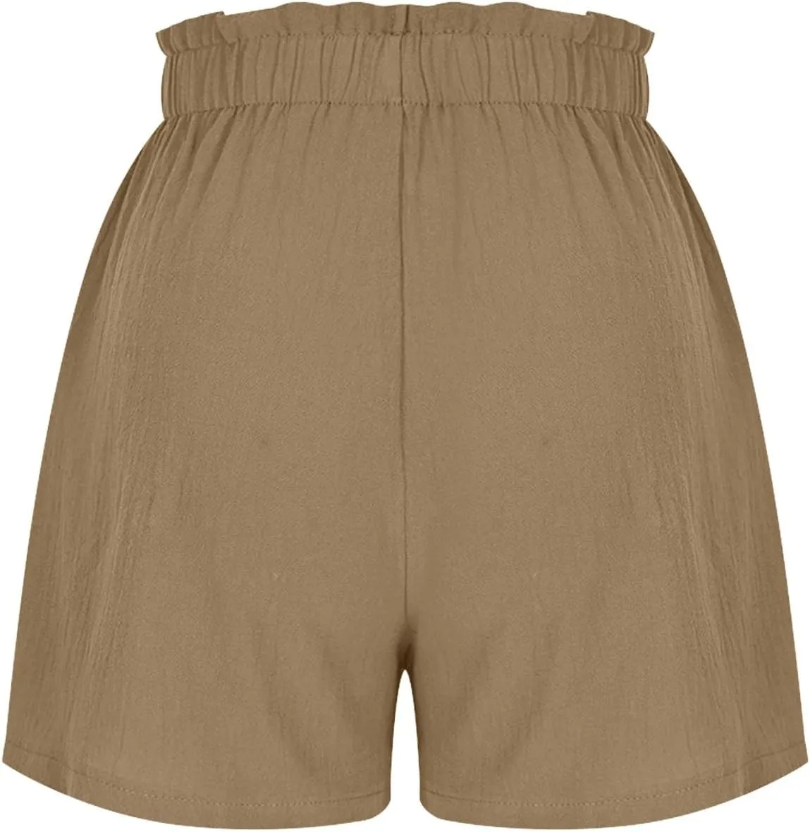 Shorts for Women Cotton Linen Casual Comfy Running Athletic Shorts High Waisted Drawstring Beach Vacation Clothes