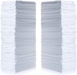Simpli-Magic 79100 Shop Towels, 14"x12", Basic White, 50 Count