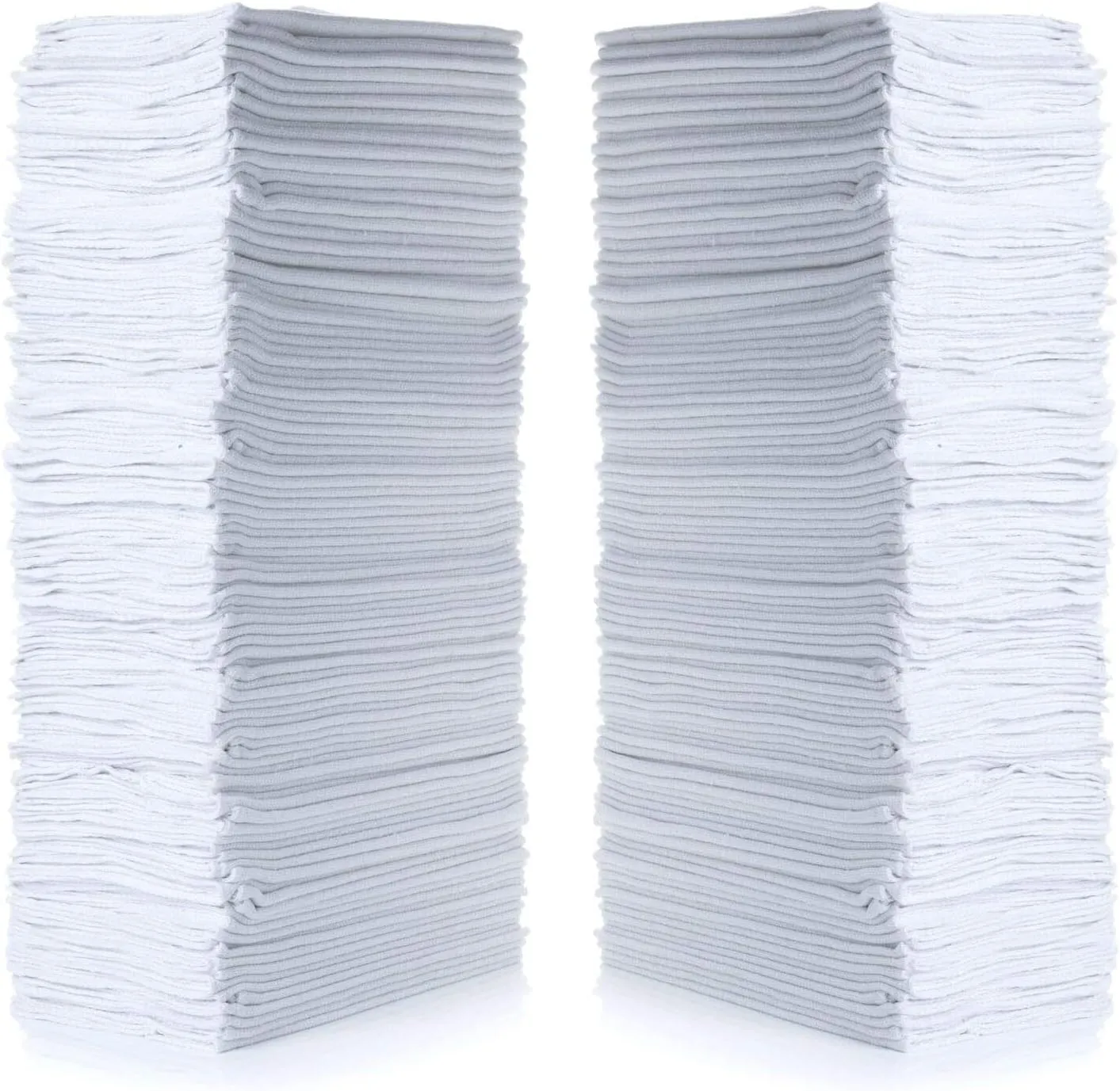 SIMPLI-MAGIC 79142 Shop Towels 14"x12", 150 Piece, White (Pack of 4, 600 Count Total)
