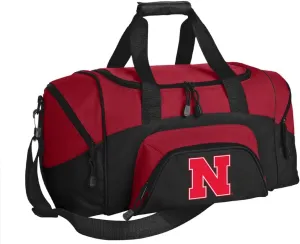SMALL Nebraska Huskers Travel Bag University of Nebraska Gym Bag or Carryon