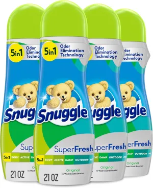 Snuggle In Wash Scent Booster, Superfresh Original, 21 Ounce, Pack of 4