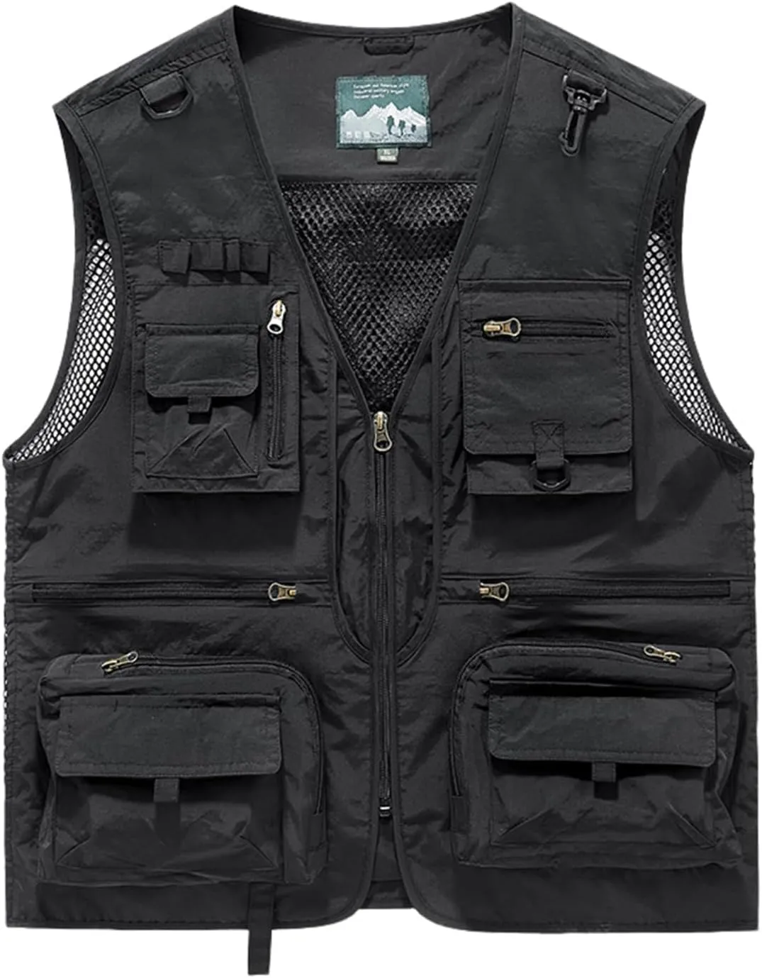 Sobrisah Outdoor Fishing Vest Safari Photography Work Outerwear Vests Family Matching Travel,12Years - Adult XXL
