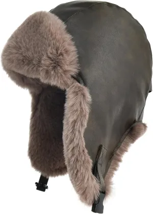 SOMALER Trapper Hat Men Women Winter Ushanka Hats Warm Faux Fur Aviator Trooper Hat