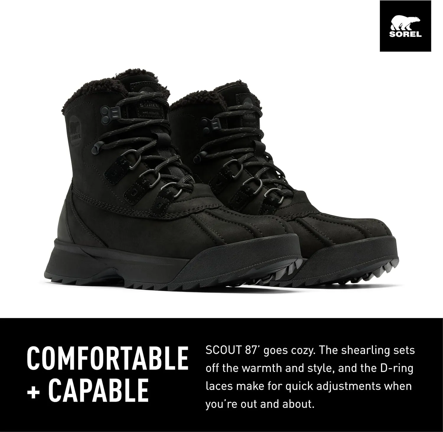 Sorel Men's Scout 87' Lux Waterproof Snow Boot
