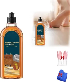 Spainho Floor Cleaner, Aucosh Floor Cleaner, 5 In 1 Hardwood Surface Cleaners, Dual-Action Stain Remover And Odor Eliminator, For Mopping Home, Bathroom, & Kitchen (1)
