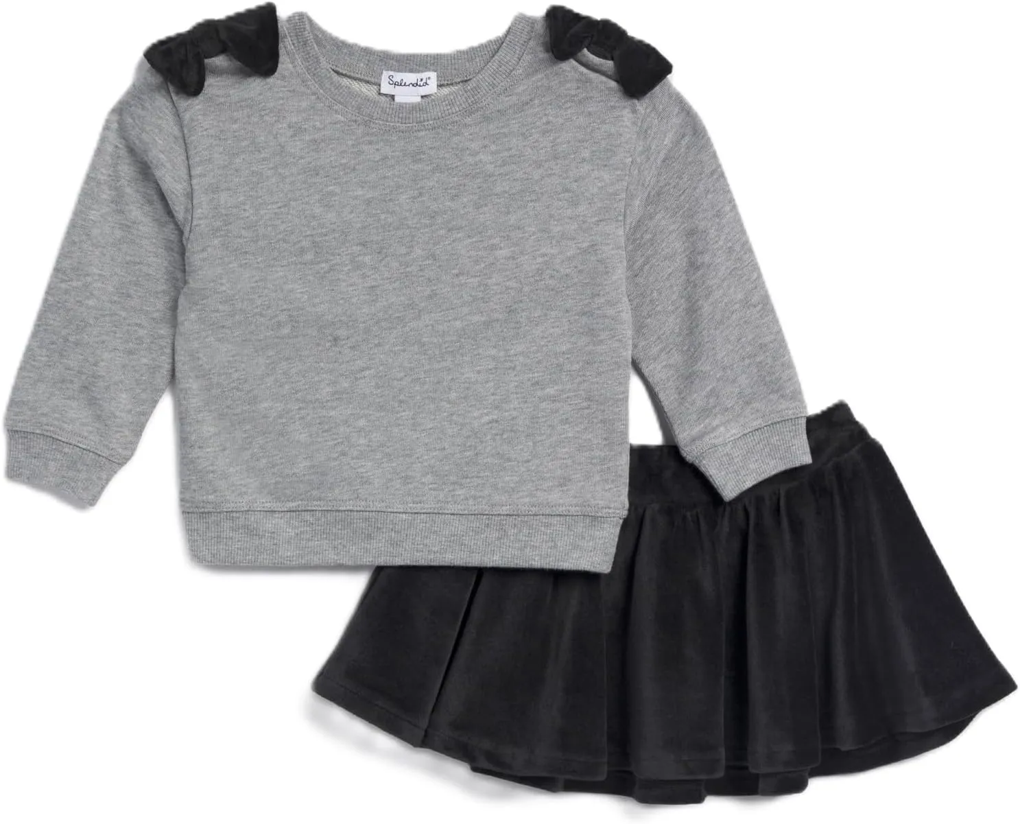 Splendid baby-girls Bow Long Sleeve Skirt Set