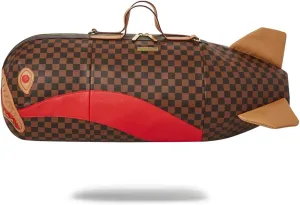 Sprayground Henny Torpedo Duffle Bag - Yellow, Faux Leather, Water-Resistant, 10' x 28' x 9'