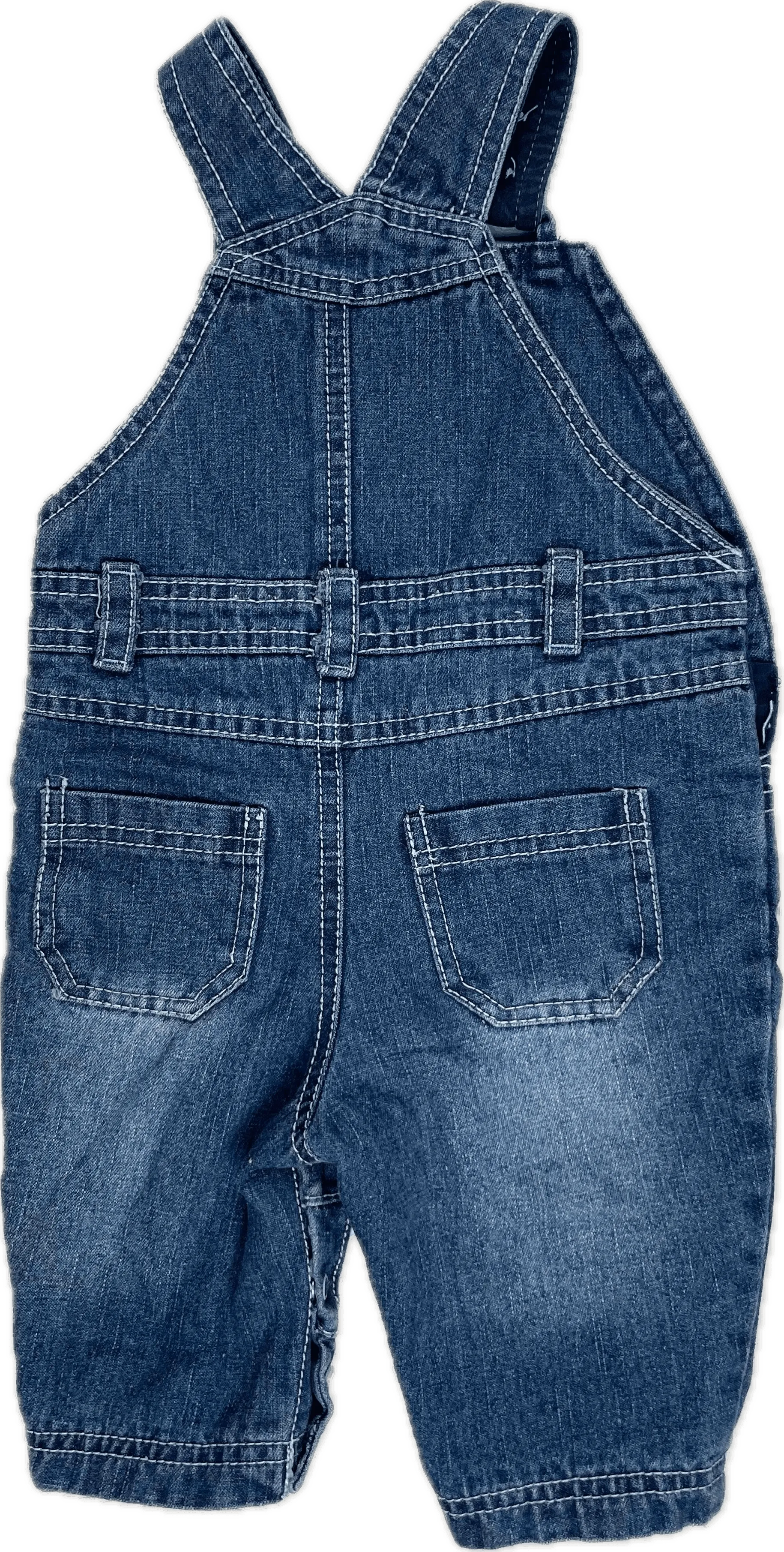 St Bernard Classic Bib & Brace Denim Overalls - Size 3/6M
