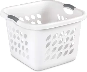 Sterilite 12178006 Laundry Basket, 19", White (Pack of 1)