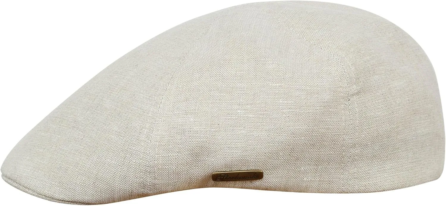 Sterkowski Rusty Cap | 100% Linen Duckbill Cap For Men and Women | Light Breathable 6 Panels Cap without Lining