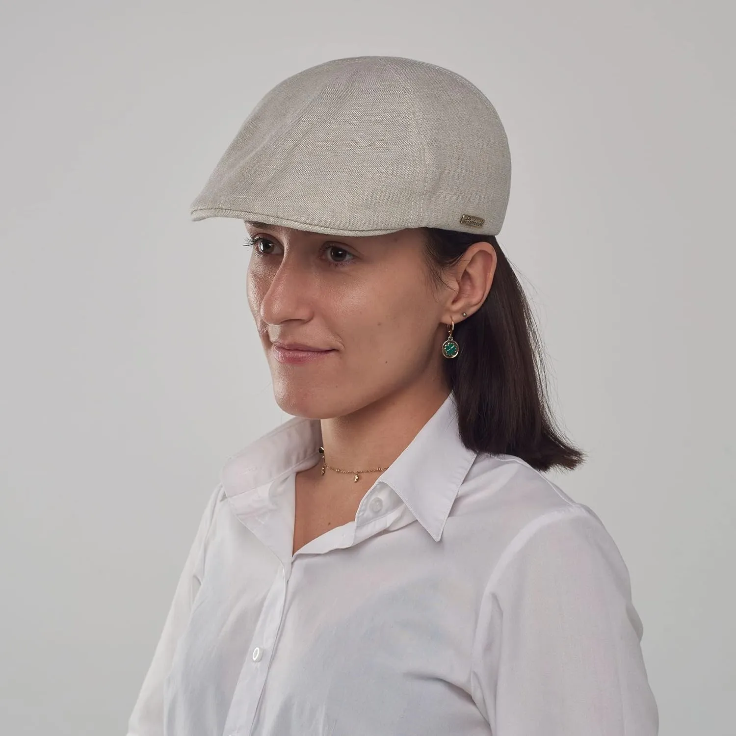 Sterkowski Rusty Cap | 100% Linen Duckbill Cap For Men and Women | Light Breathable 6 Panels Cap without Lining