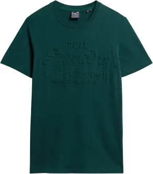 Superdry Men's Embossed VL T-Shirt Dark Pine