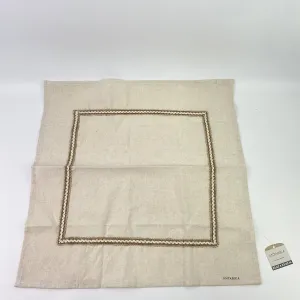 Table linen of textile,Home Light Natural Linen Tablecloth 52 x 52 Inch - 100% Pure Linen Classic Hemstitch Table Throw - Machine Washable Square Tablecloth for Spring, Mothers Day, Easter Decorations