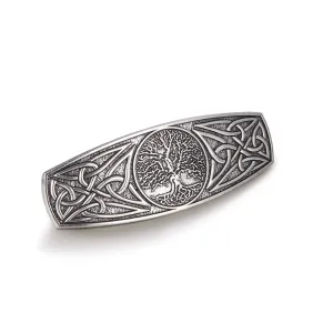 TEAMER Fashion Vintage Celtic Knot Hair Clip Metal Barrettes Hair Accessories Pattern Engraved Headwear Styling for Women
