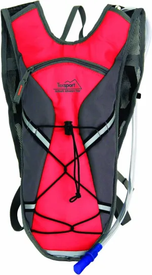 Texsport Medina 2 Liter Hydration Water Pack for Outdoor Biking Hiking Camping Survival Backpack