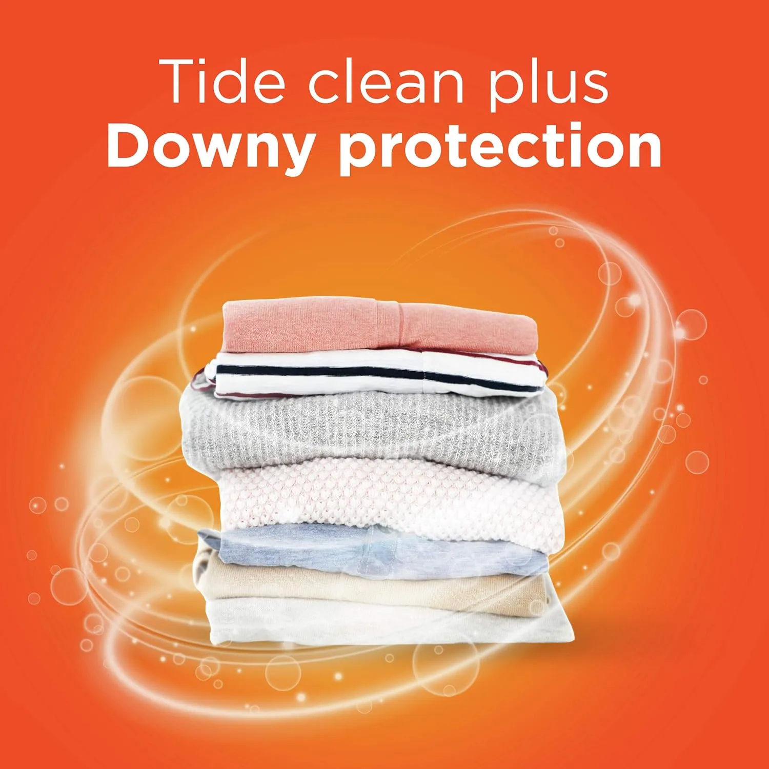 Tide Plus Downy Laundry Detergent Liquid Soap, April Fresh, 46 Fl Oz 29 Loads, 46 Fl Oz