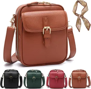 Tojoyride Crossbody Bag, Urvashi Crossbody Bag, Vintage Anti-Theft Crossbody Purse with Built in Wallet, Lightweight & Trendy