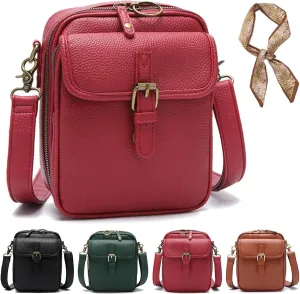 Tojoyride Crossbody Bag, Urvashi Crossbody Bag, Vintage Anti-Theft Crossbody Purse with Built in Wallet, Lightweight & Trendy