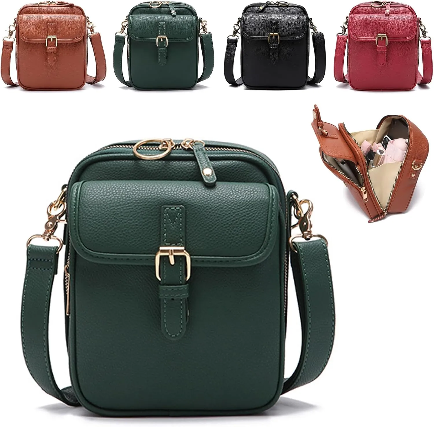 Tojoyride Crossbody Bag, Urvashi Crossbody Leather Bag, To Joy Ride Cross Body Purse, Vintage Anti Theft Purse for Women