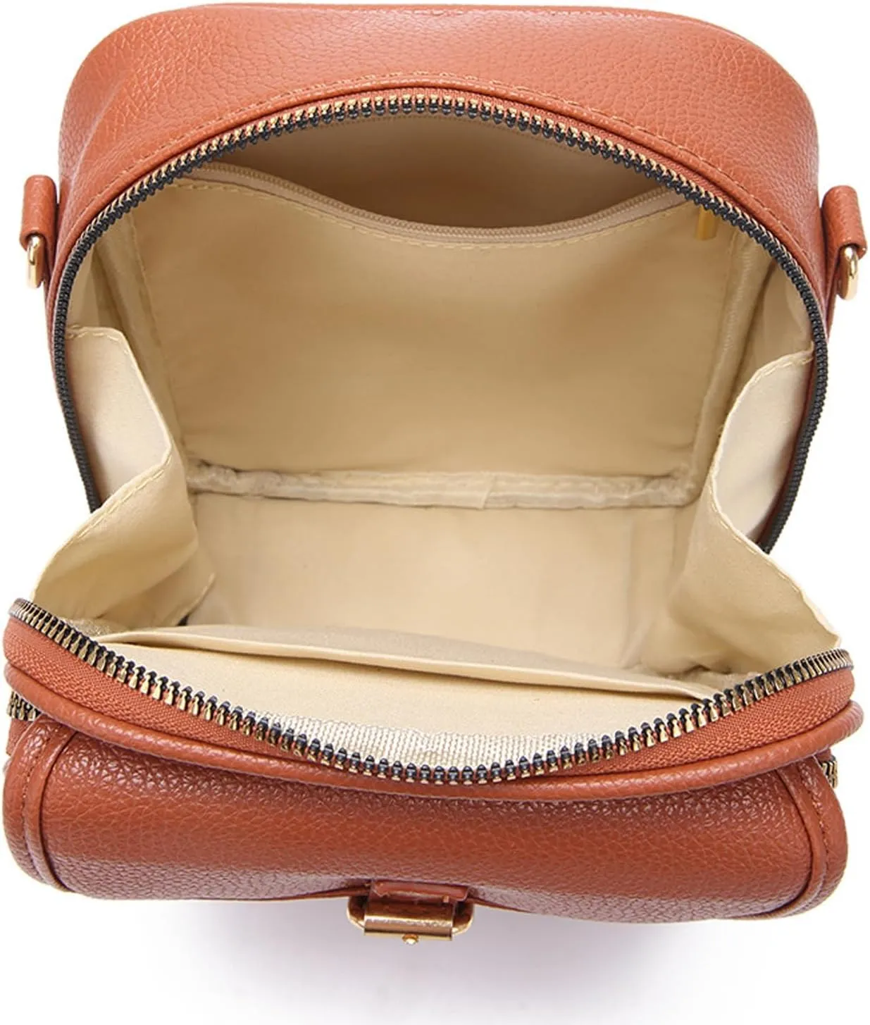 Tojoyride Crossbody Bag, Urvashi Crossbody Leather Bag, Upgraded Vintage Anti Theft Purse for Women