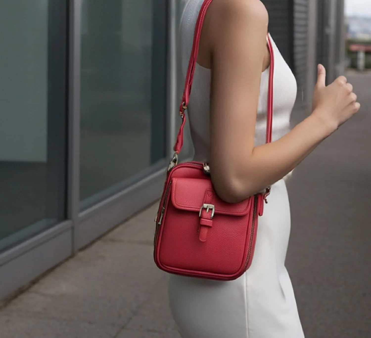 Tojoyride Crossbody Bag, Vintage Anti-Theft Crossbody Purse with Built in Wallet, Lightweight & fashions