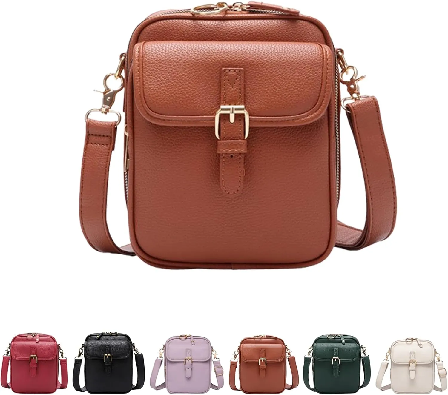 Tojoyride Crossbody Bag, Vintage Anti-Theft Crossbody Purse with Built in Wallet, Lightweight & fashions