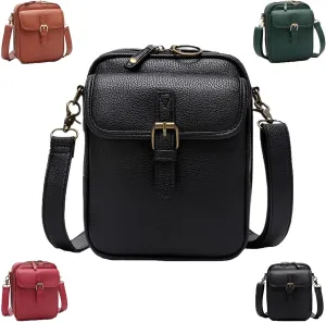 Tojoyride Crossbody Bag, Vintage Anti Theft Purse, Small Crossbody Bags for Women Adjustable Strap, 10 Card Slots