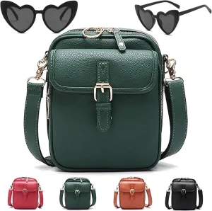 Tojoyride Crossbody Leather Bag, Tojoyride Crossbody Purse, Urvashi Crossbody Bag for Women, Vintage Anti Theft Purse