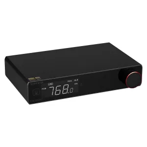 TOPPING E70 Velvet - High-Performance DAC with AK4499EX, Bluetooth 5.1 LDAC, Ultra-Low THD N, Selectable Output Levels, USB Support DSD512 & PCM768kHz, Coaxial/Optical Inputs (Black)