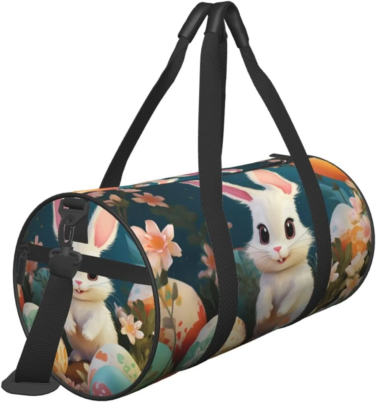 Travel Bag For Women,Cute Easter Bunny Print Personal Item Duffle Bags,Weekend Travel Duffel Tote Bag,Travel Sport Gym Bag For Men,Airplane Travel Essentials For Flying
