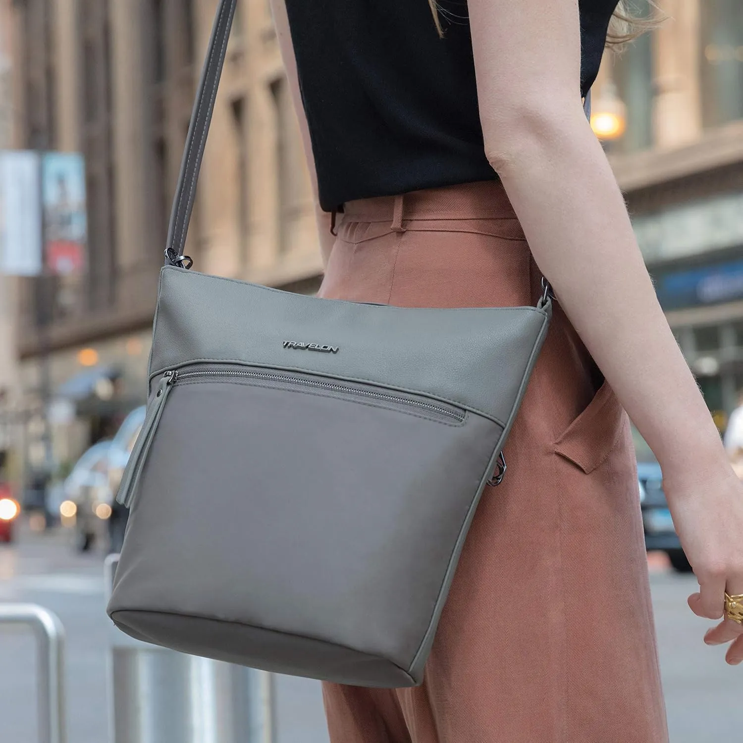 Travelon: Addison Anti-Theft Bucket Bag