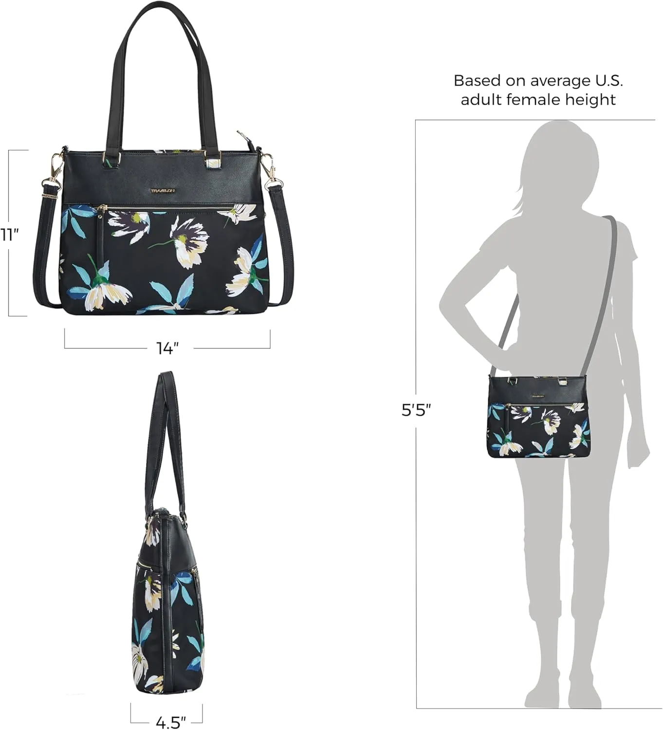 Travelon Anti-Theft Addison Tote Bag