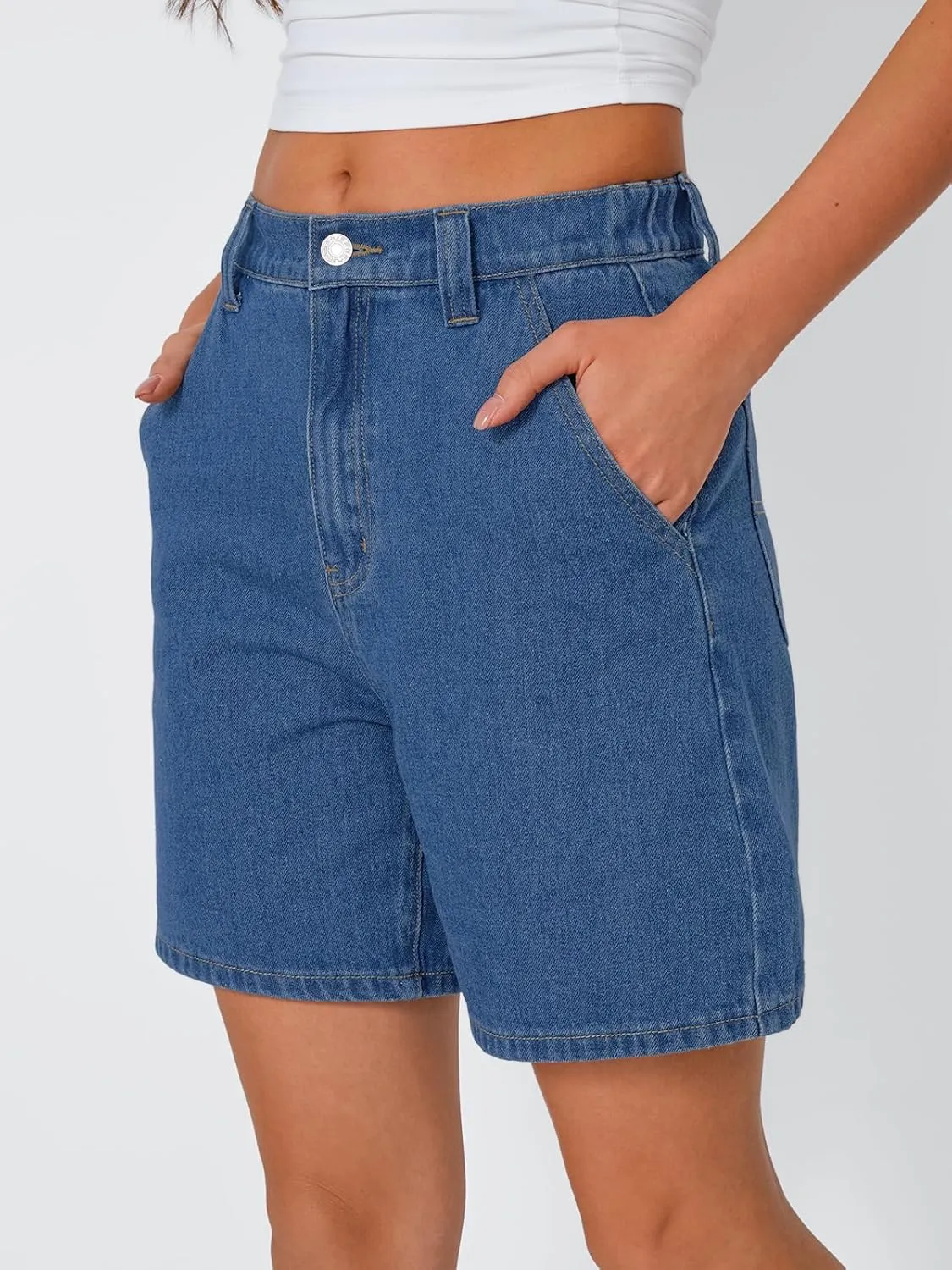 Trendy Queen Womens Jean Shorts Denim Short Jorts Summer Clothes Y2K Cute Fashion Outfits 2025