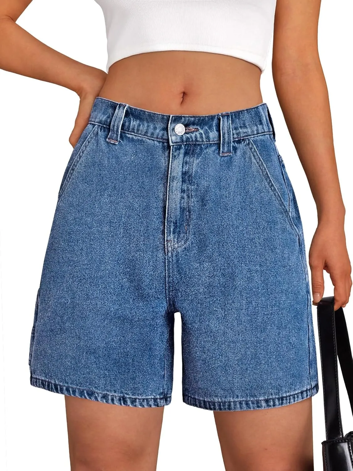 Trendy Queen Womens Jean Shorts Denim Short Jorts Summer Clothes Y2K Cute Fashion Outfits 2025