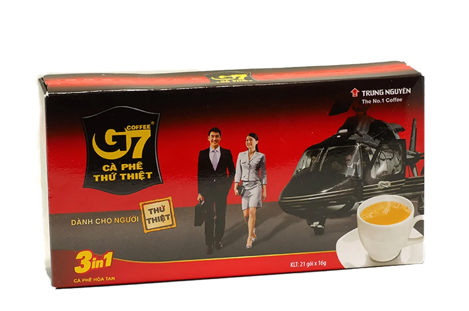 TRUNG NGUYEN Chunguen G7 instant coffee (Coffeemix3in1) 16gX21 bags Vietnamese coffee