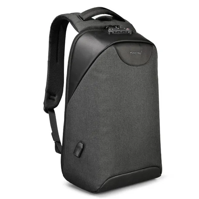 TSA Lock Fashion Men 15 15.6 inch Laptop Backpacks