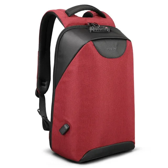 TSA Lock Fashion Men 15 15.6 inch Laptop Backpacks